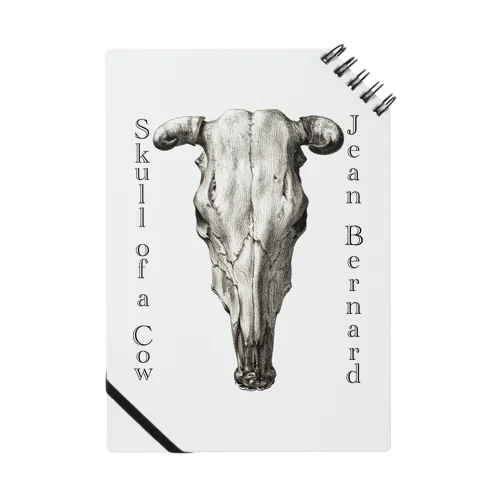 牛の頭蓋骨　ジーン・バーナード　Jean Bernard / Skull of a Cow Notebook