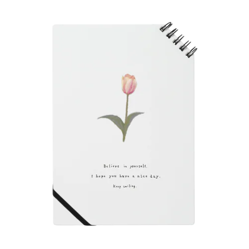 Sakura Peach Tulip . Notebook