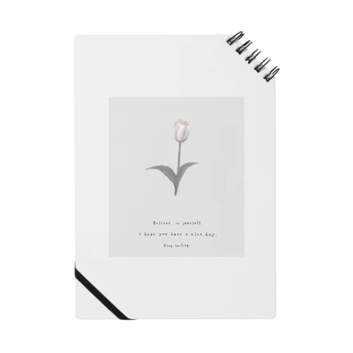 Shabby Chic , Tulip . Notebook