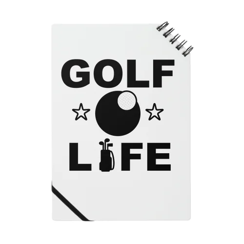 ゴルフ・グッズ・GOLF・ライフ・ゴルフ部・ゴルフ好き・ゴルフボール・球技・スポーツ・老若男女・紳士のスポーツ・カップ・ゴルファー・ホールインワン・コース・クラブ ノート