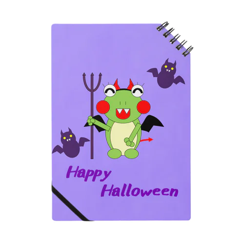 ハロウィン　コウモリママ Notebook