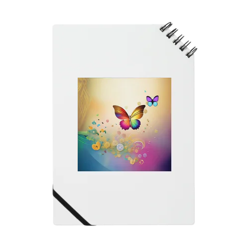 Healing Rainbow butterfly Notebook