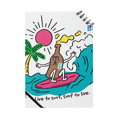 BLUE ISLAND SURFER Notebook