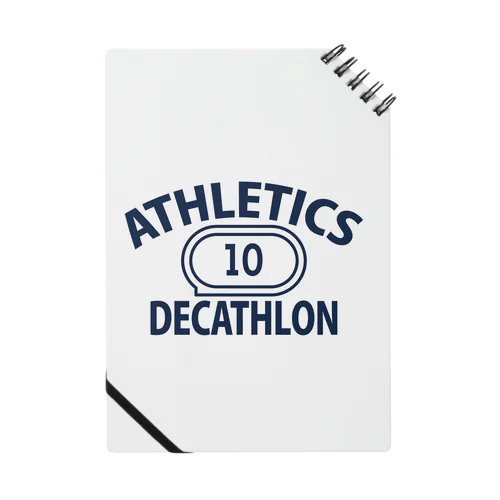 十種競技・デカスロン・DECATHLON・じっしゅきょうぎ・二日間・10種・男子・女子・かっこいい・かわいい・選手・陸上部員・トレーニング・混成競技・確実・有望・応援・タイム・得点・入賞・実力 ノート