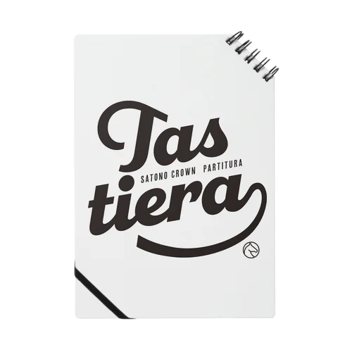 タスティエーラ（タイポグラフィBLACK） Notebook