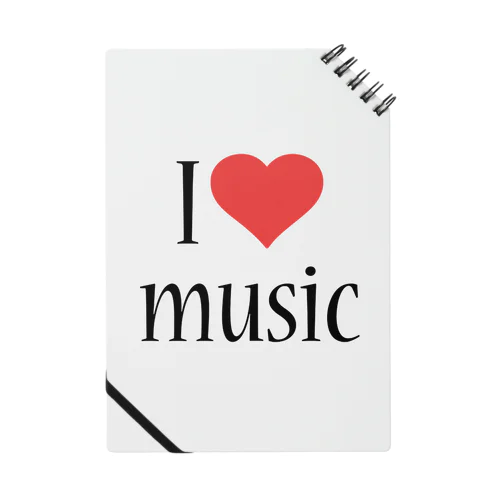 I Love music ノート