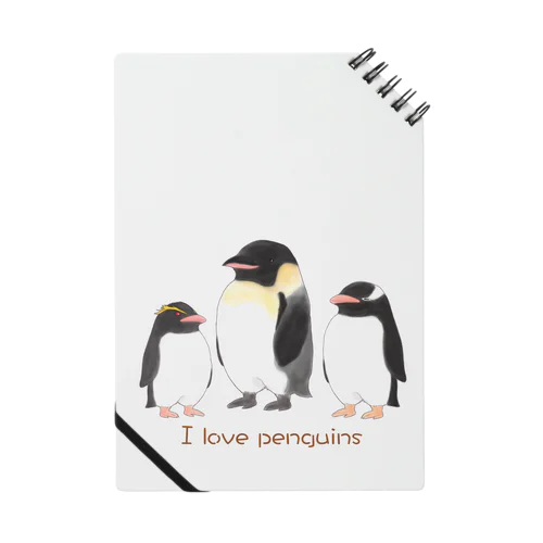 I Love Penguins Notebook