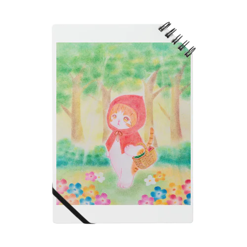 赤ずきんにゃんこ　茶トラ Notebook