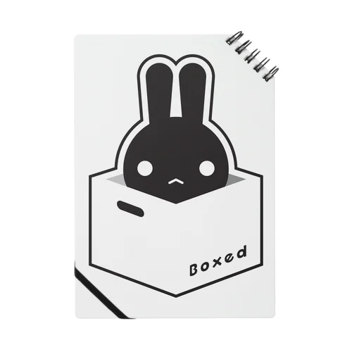 【Boxed * Rabbit】黒Ver ノート
