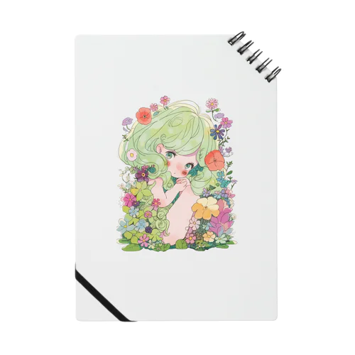 Guardian of Flower Hair Notebook