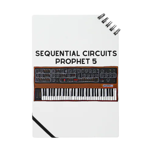 Sequential Circuits Prophet 5 Vintage Synthesizer ノート