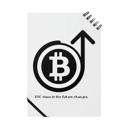 急上昇ビットコインシリーズ（黒ロゴ） Notebook