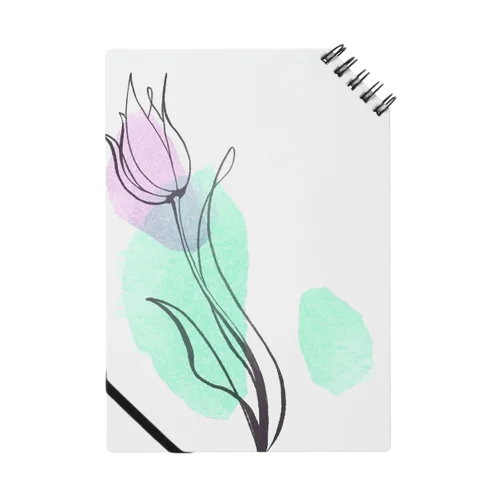 Tulip - Line art  Notebook
