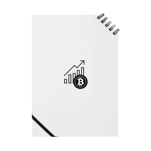 急上昇ビットコインシリーズVer.2（黒ロゴ） Notebook