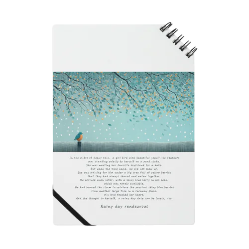 『雨の日にまちあわせ』【寄付付き商品】 Notebook