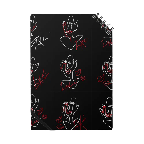 L i p s /black Notebook