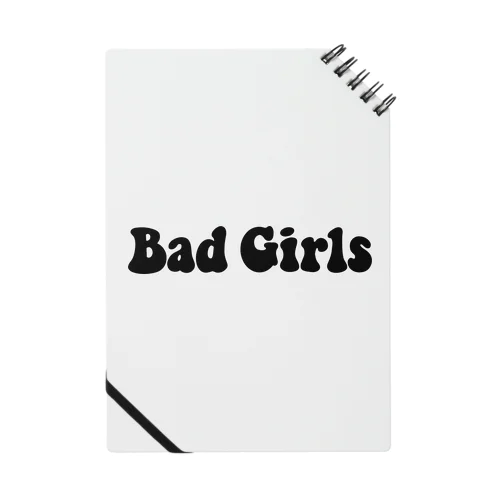 BAD GIRLSシリーズ モノクロ ノート