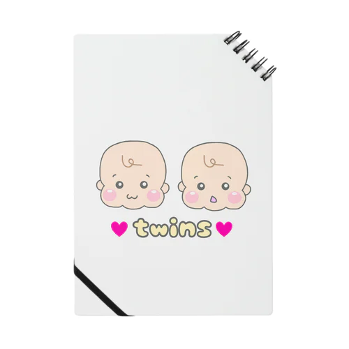 twins べびー　ふたごグッズ Notebook