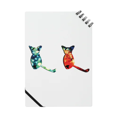 青い猫赤い猫 Notebook
