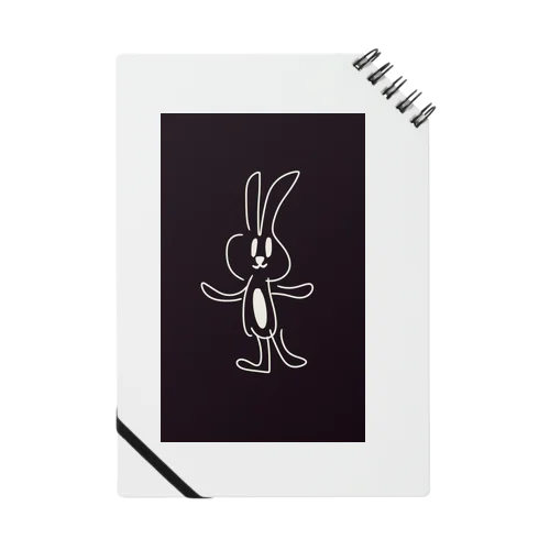 黒ウサギのマット ノート