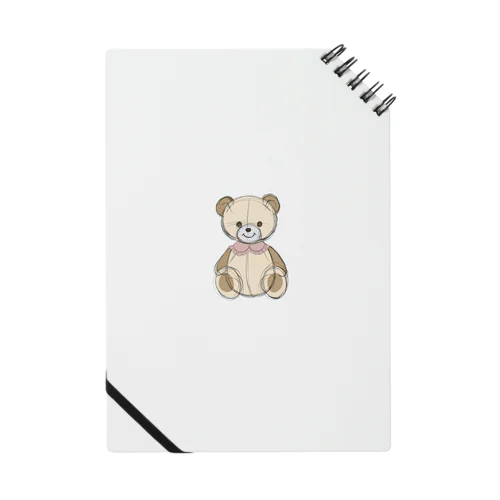 Cream Bear Notebook