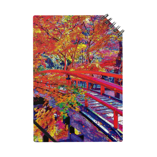 伊香保 河鹿橋の紅葉 Notebook