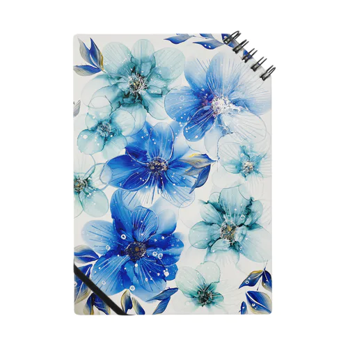 blue flowers Notebook