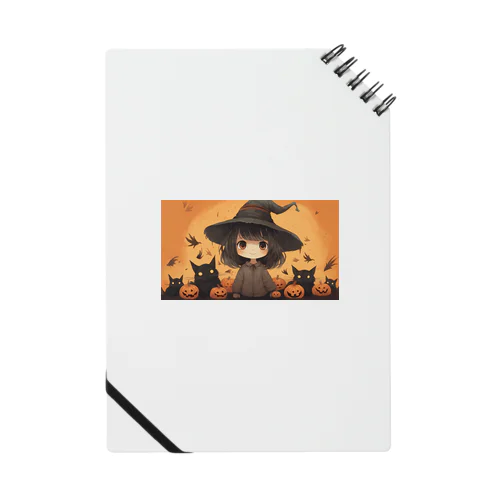 魔女っ子MEGU ハロウイン風 Notebook