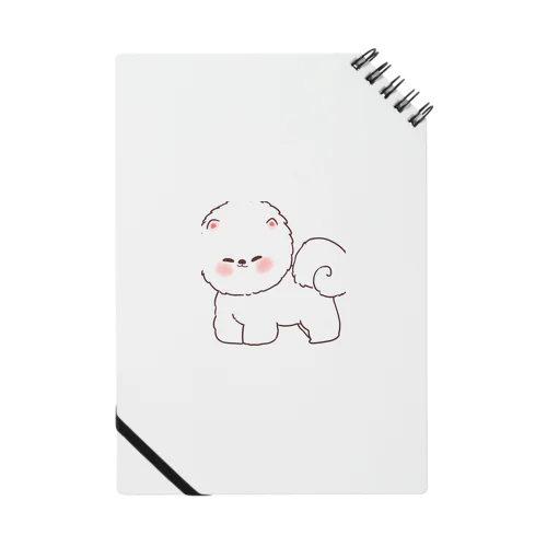 ふわふわの白い犬 Notebook