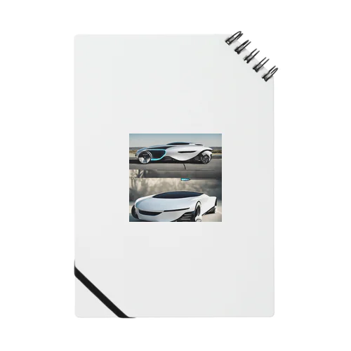 未来カーの写真風グッズ Notebook