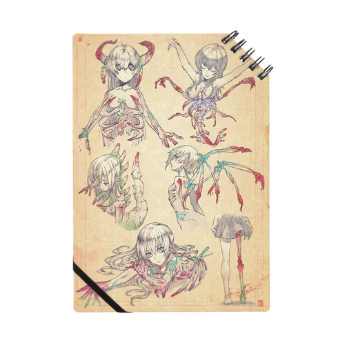 骨格標本note Notebook