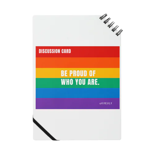 BE PROUD OF WHO YOU ARE. ジェンダーバイアスに気づこう Notebook