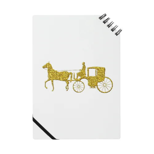 馬車　gold Notebook