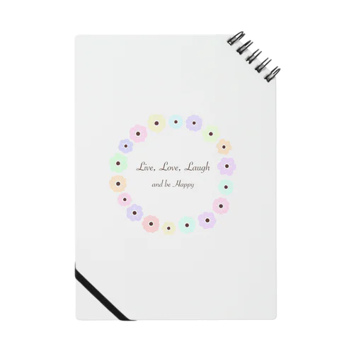 Live,Love,Laugh and be Happy Notebook