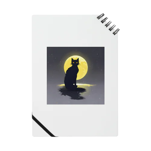 ピクセルアート黒猫　15 Notebook