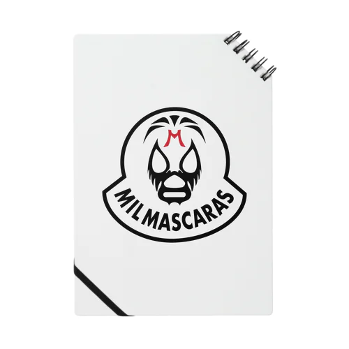 MIL MASCARAS-ミル・マスカラス ワッペン型ロゴ ノート