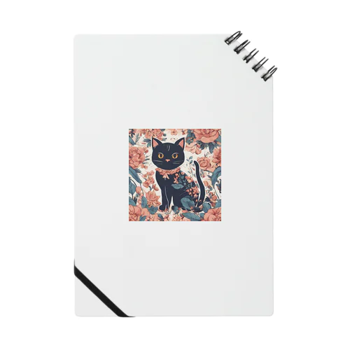 花柄×猫グッズ Notebook