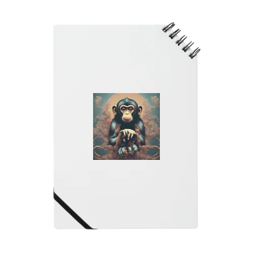 猿のイラストグッズ Notebook