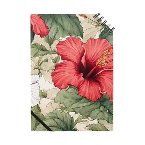 Beautiful hibiscus illustration Notebook