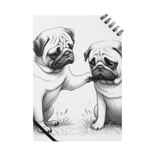 Pug's Gentle Touch Notebook