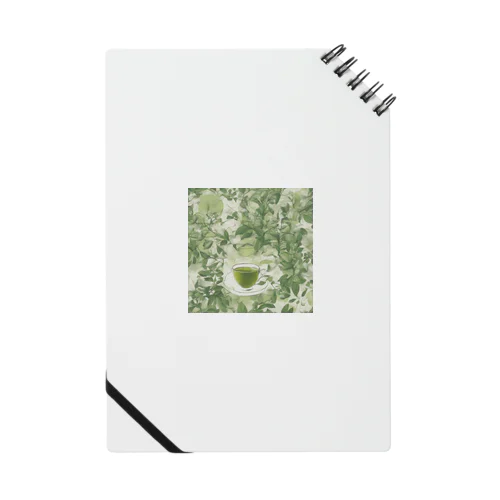 グリーンティーのアート　green tea art Notebook