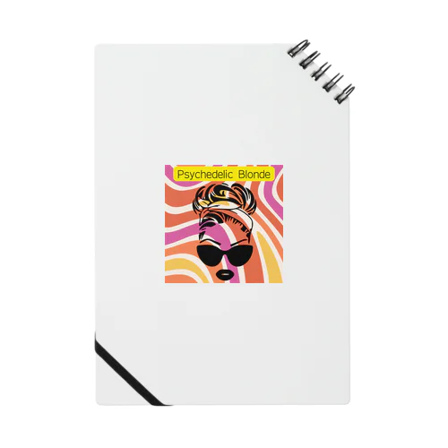 Psychedelic Blonde Notebook