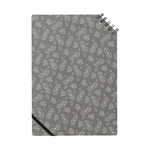 微生物パターン灰_アイテムいろいろ Notebook