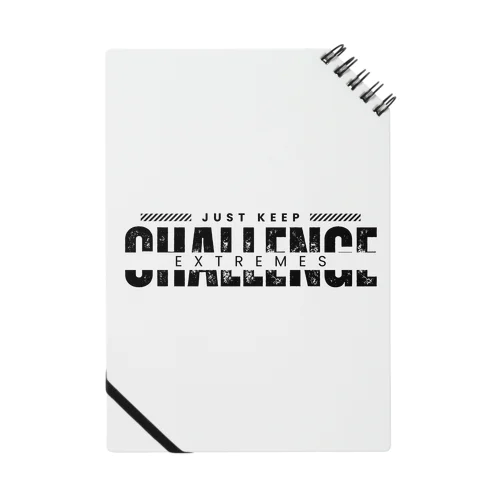 "Challenge Extremes" Graphic Tee & Merch Notebook