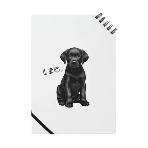 黒Lab.グッズ Notebook