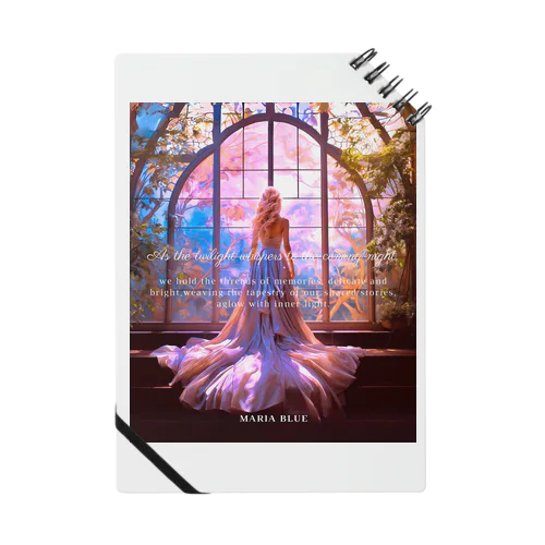 "Twilight Serenity Canvas Print"トワイライトセレニティ Notebook