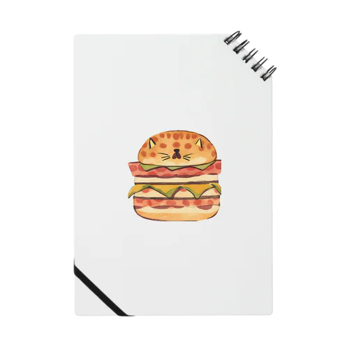 ハンバーガーねこ Notebook