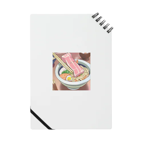 魚介系豚骨ラーメンイメージイラストグッズ ノート