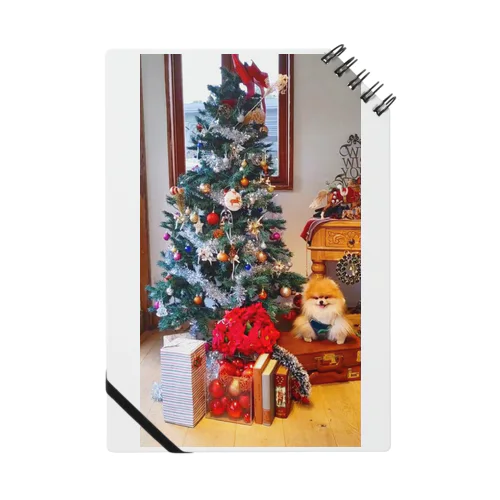 Merry Christmas　pomeranian Notebook