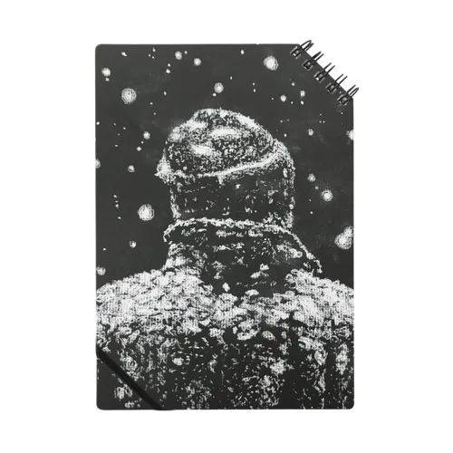 A Man in Snow Notebook